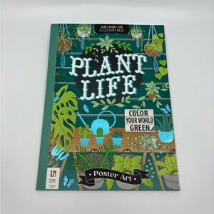 Coloring Plant Life Poster Art Book